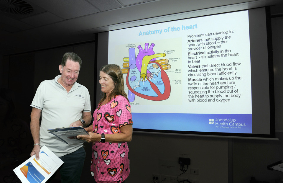 Cardiac rehabilitation in focus this REDFEB at Joondalup Health Campus